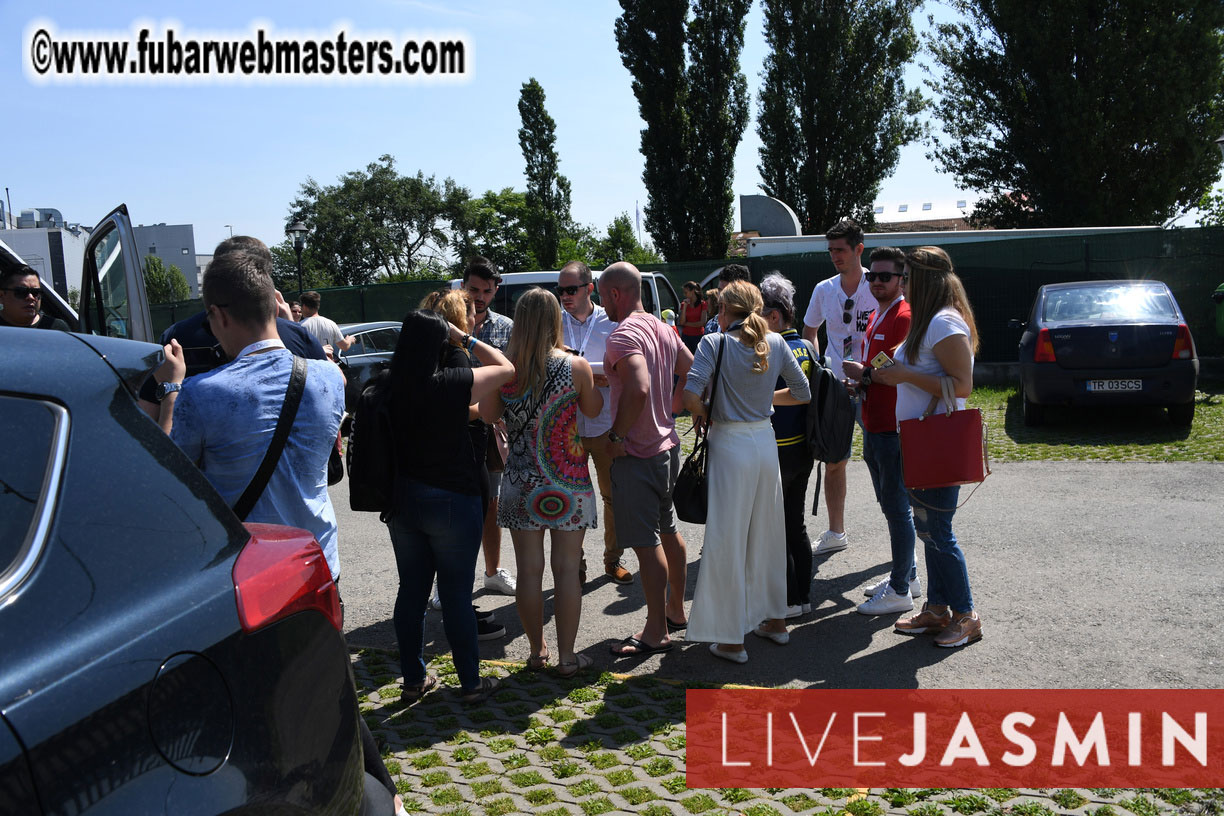 Helicopter Cross Flight over Bucharest