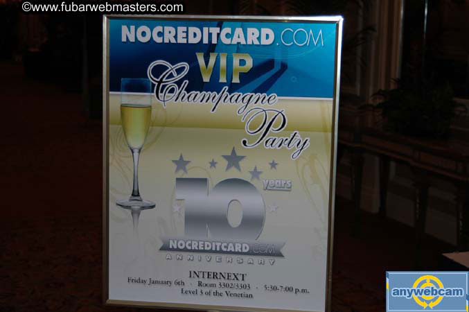 NoCreditCard.com 10th Aniversary VIP Champagne Par