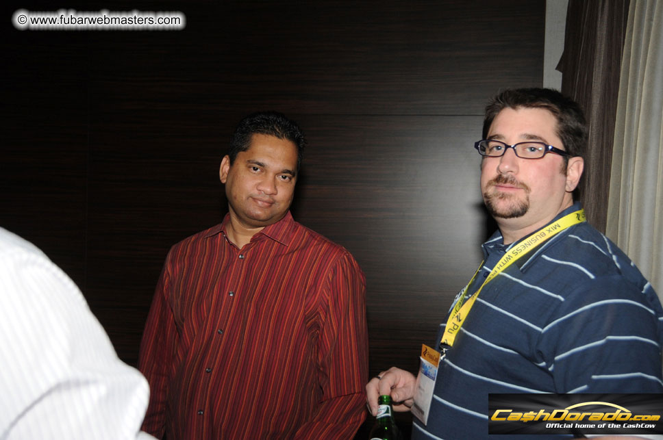 Cocktails in the Top Bucks Suite