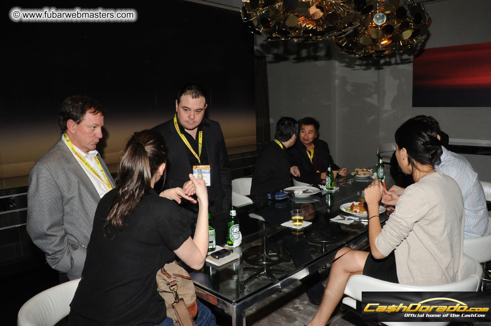 Cocktails in the Top Bucks Suite