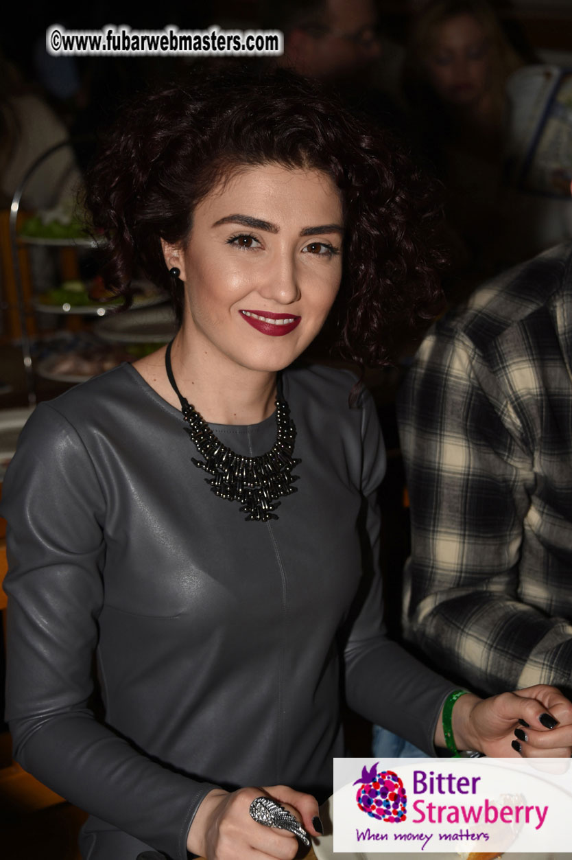 Oktoberfest dinner at the Hofbr?ñuhaus