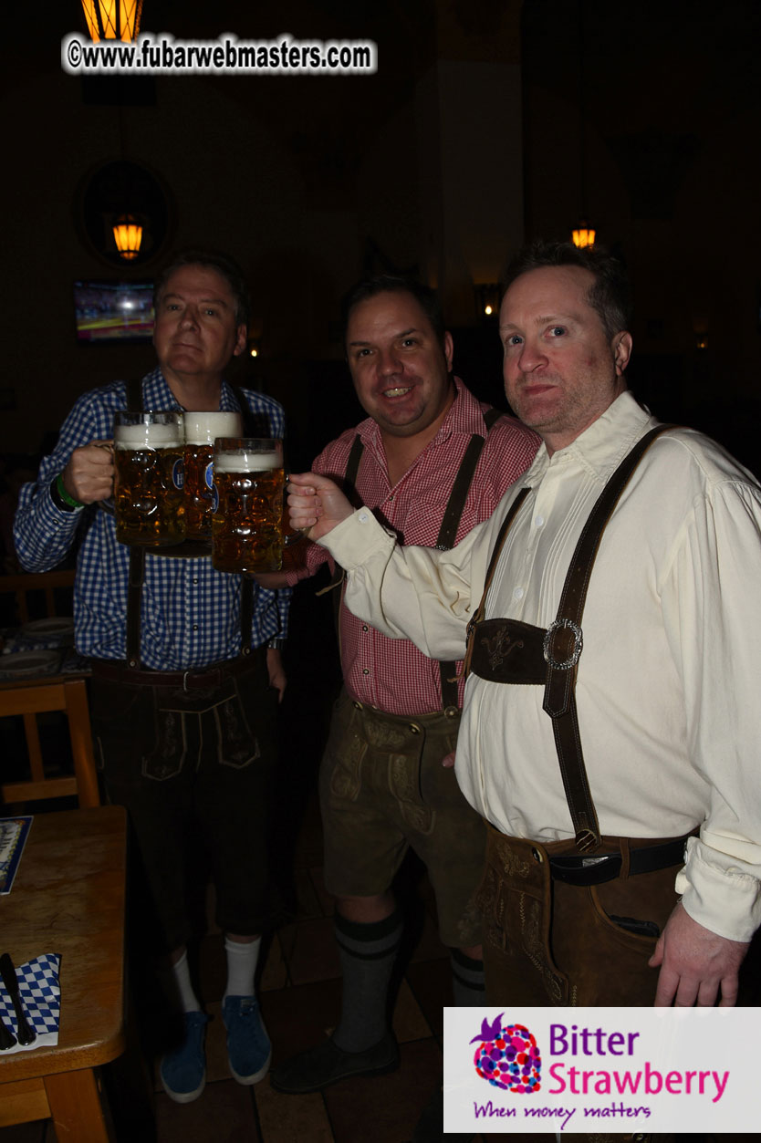 Oktoberfest dinner at the Hofbr?ñuhaus