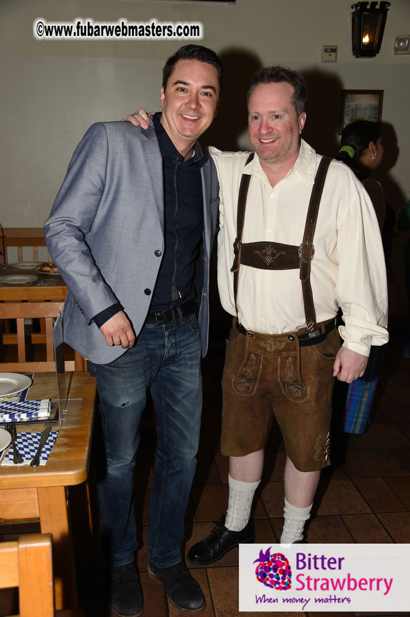 Oktoberfest dinner at the Hofbr?ñuhaus