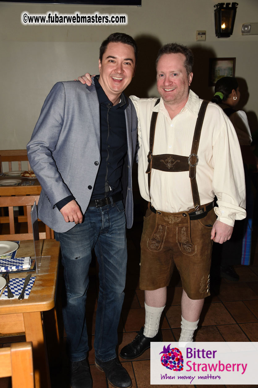 Oktoberfest dinner at the Hofbr?ñuhaus