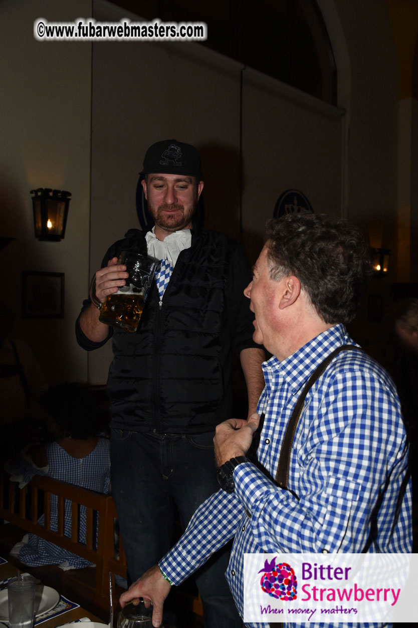 Oktoberfest dinner at the Hofbr?ñuhaus