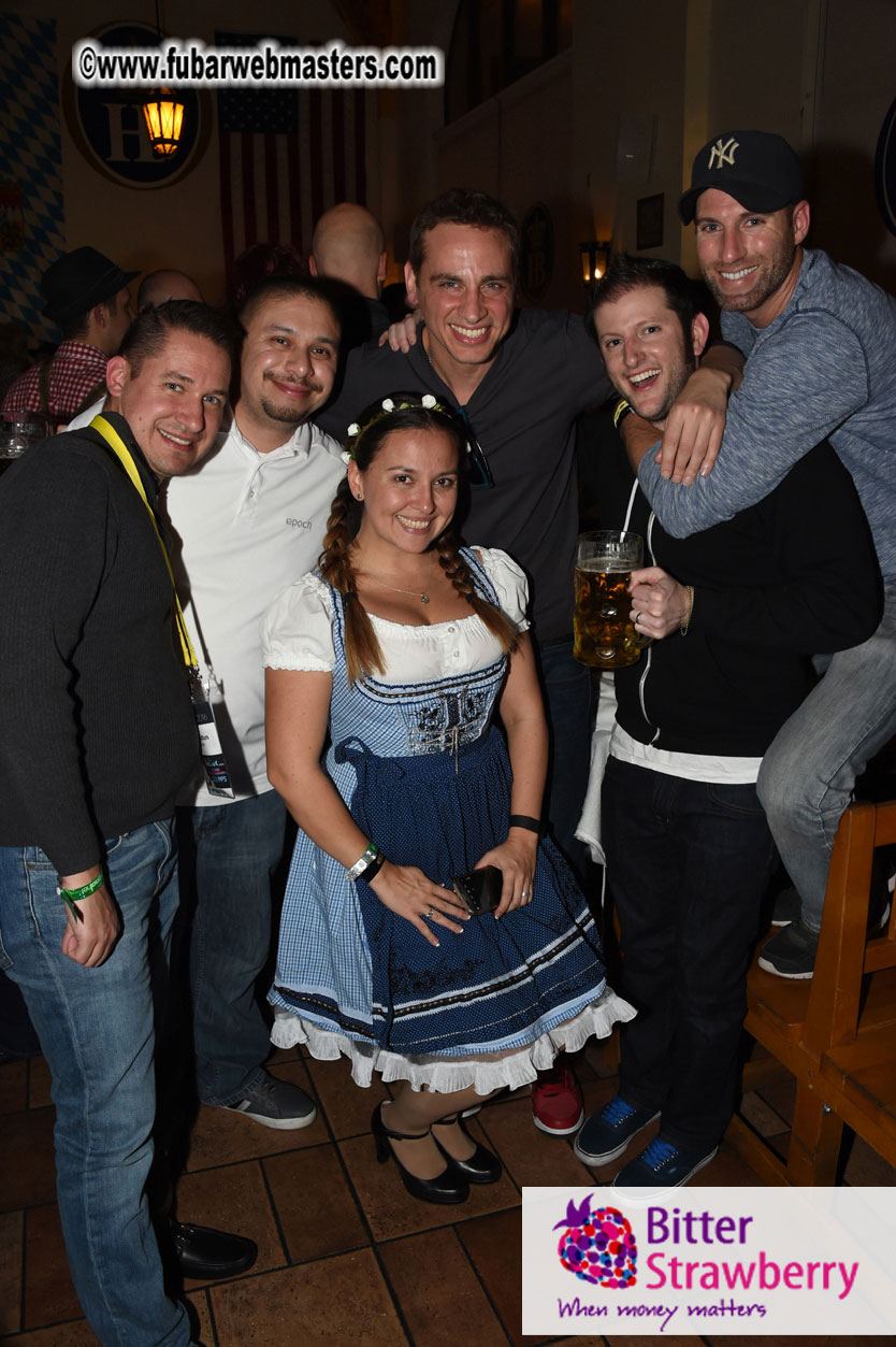Oktoberfest dinner at the Hofbr?ñuhaus