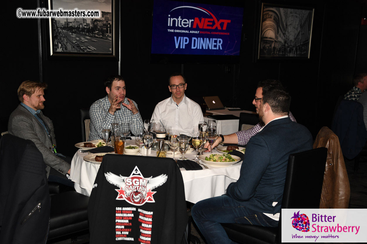 VIP Dinner at Mortons