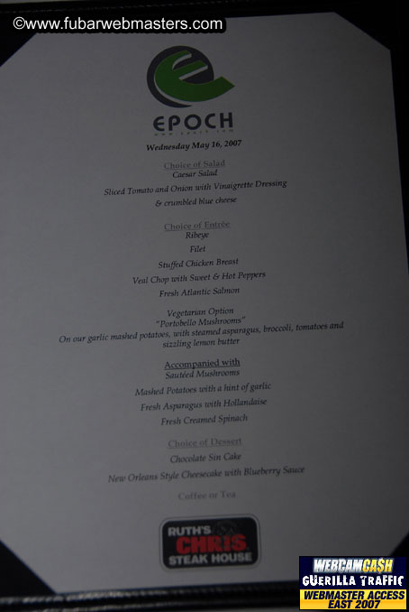 Private Dinner at Ruth Chris