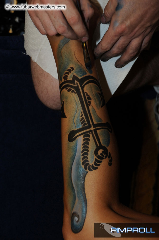 Body Painting, behind the scenes