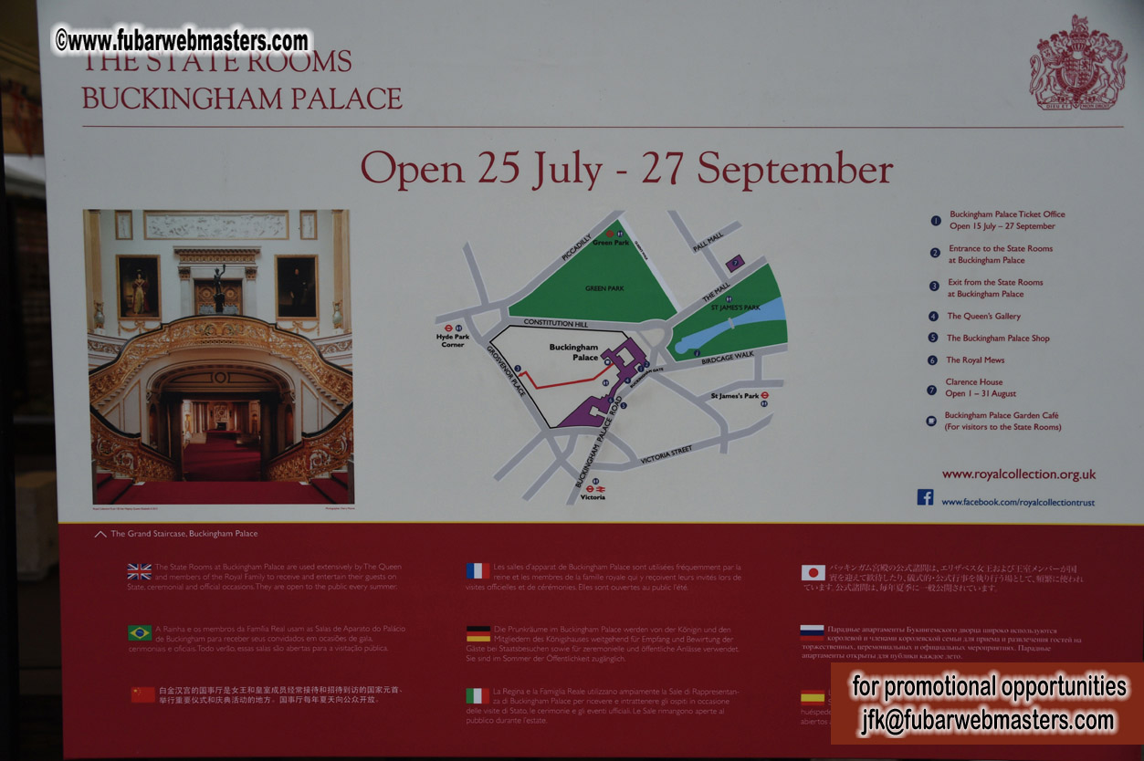 Visit to Buckingham Palace