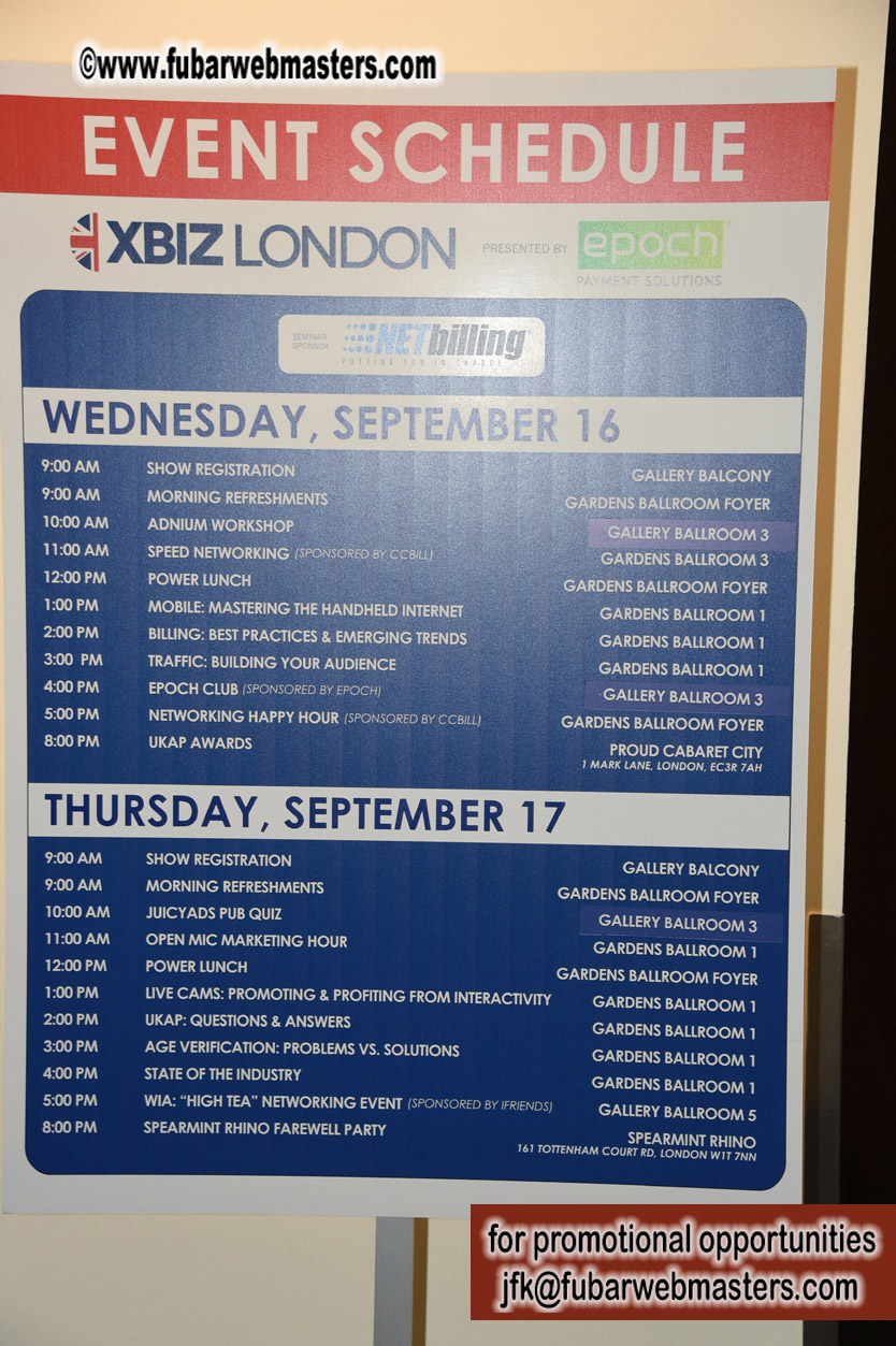 Seminars and Speed Networking