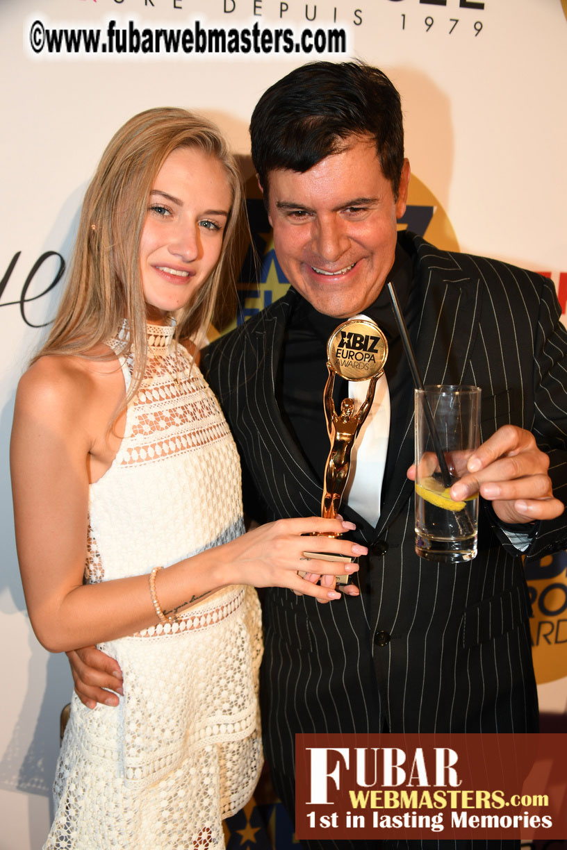 Winners Circle for XBIZ Europa Awards