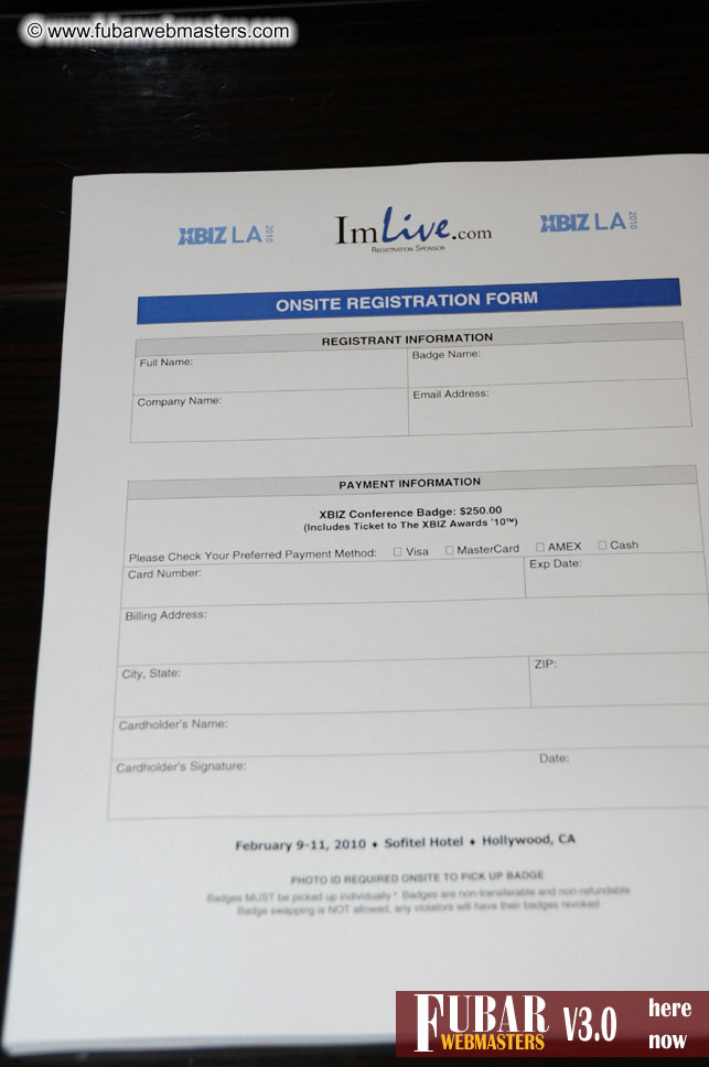 Hotel & Registration