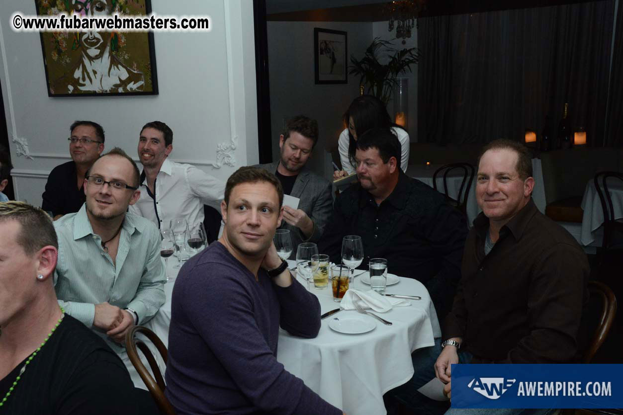 XBIZ 100 Supper at Bagatelle