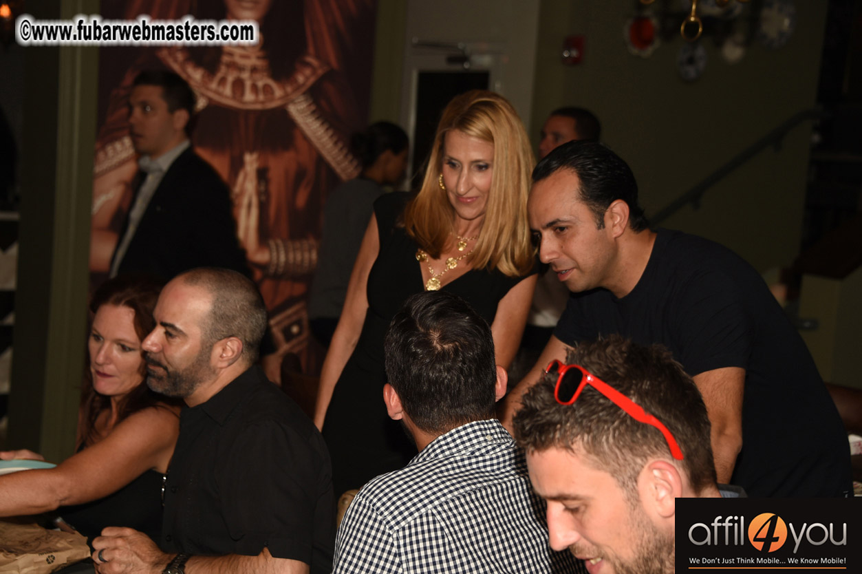 Sponsor Dinner at Cleo