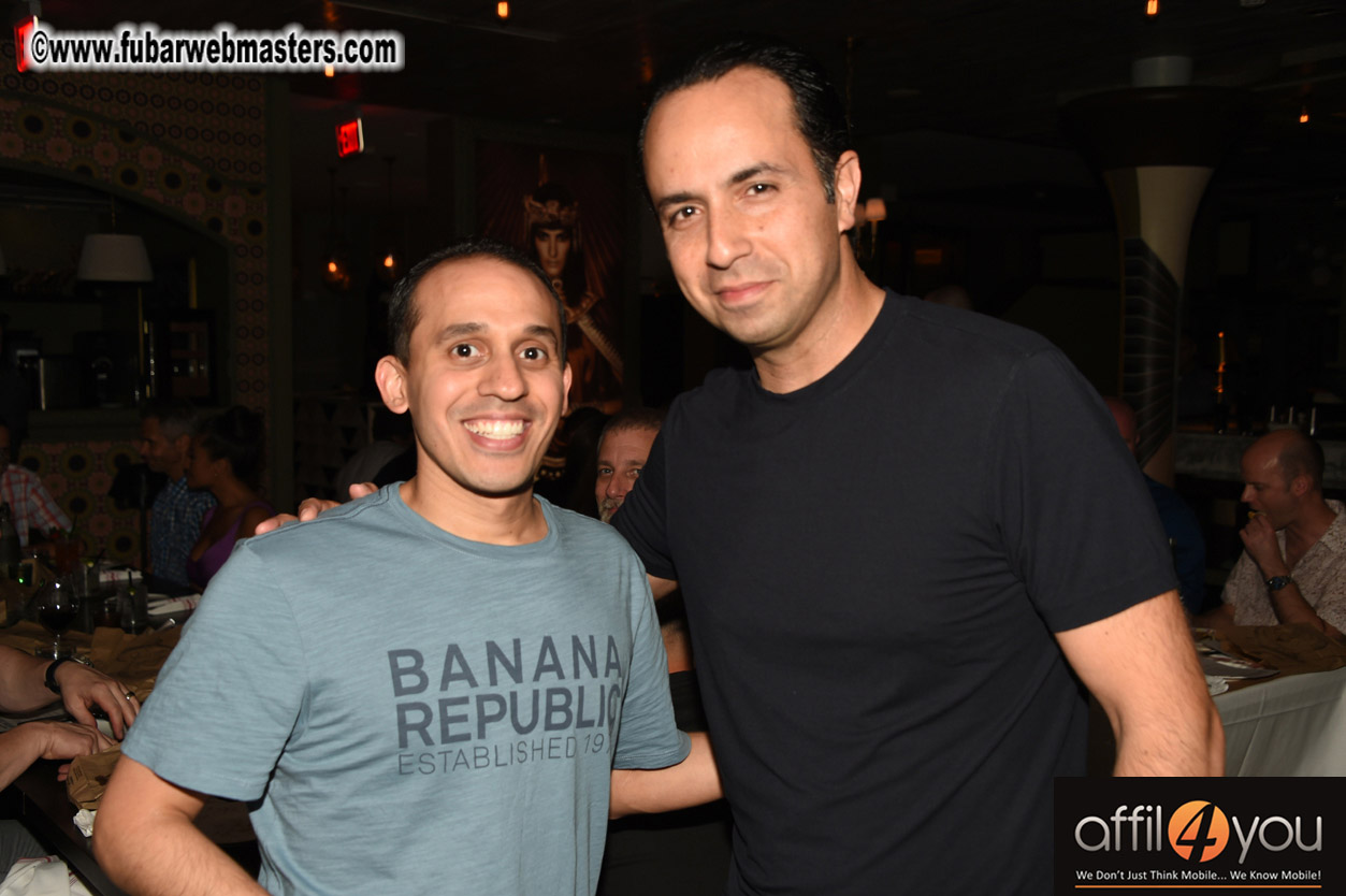 Sponsor Dinner at Cleo