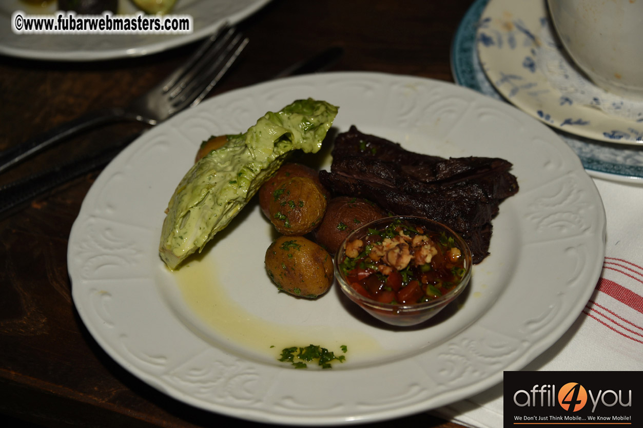 Sponsor Dinner at Cleo