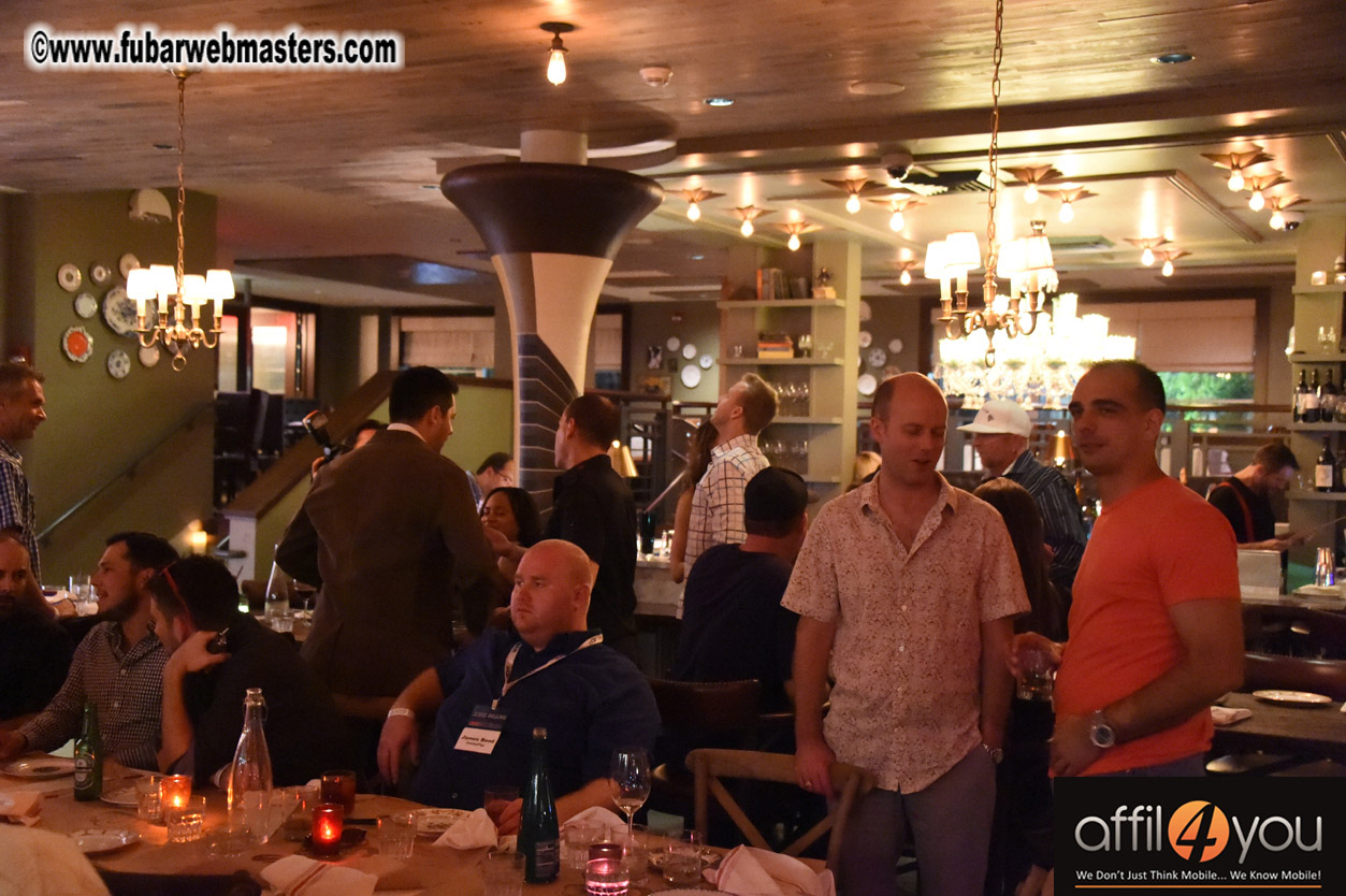 Sponsor Dinner at Cleo