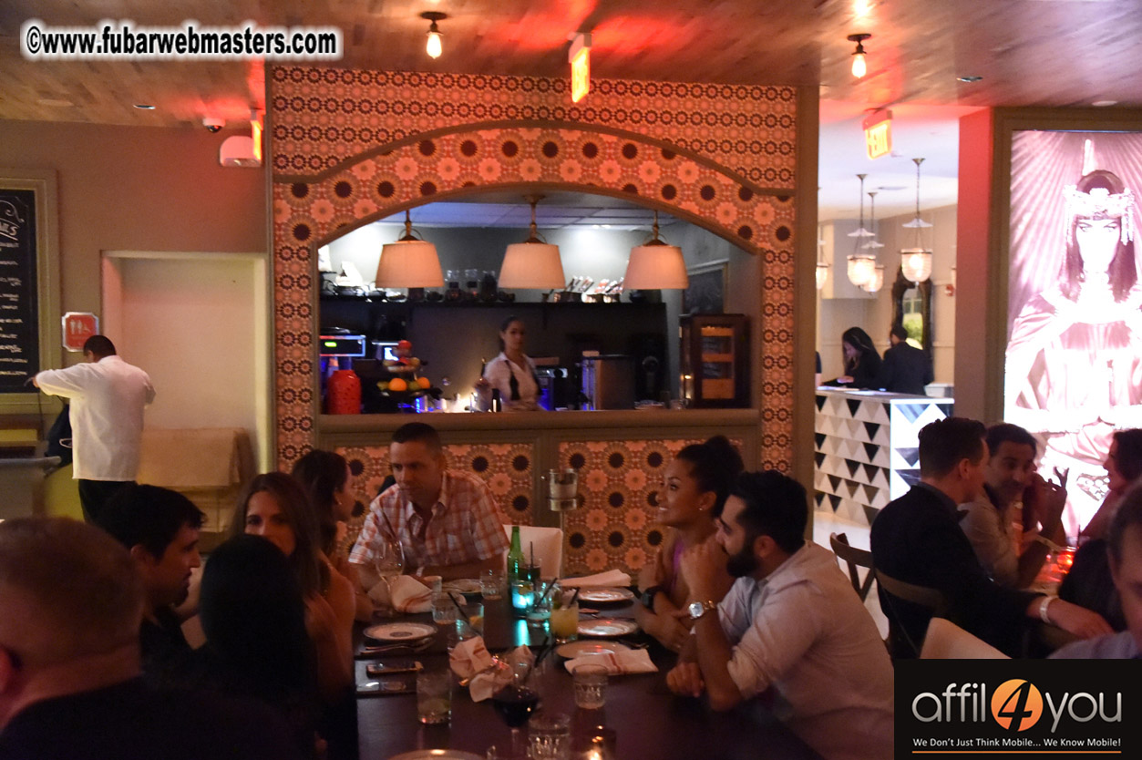 Sponsor Dinner at Cleo