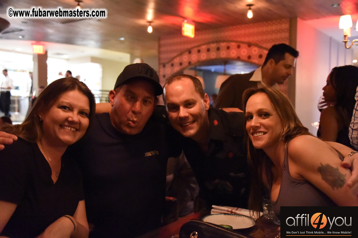 Sponsor Dinner at Cleo