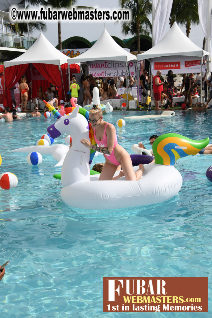 XBIZ Miami Topless Pool Party