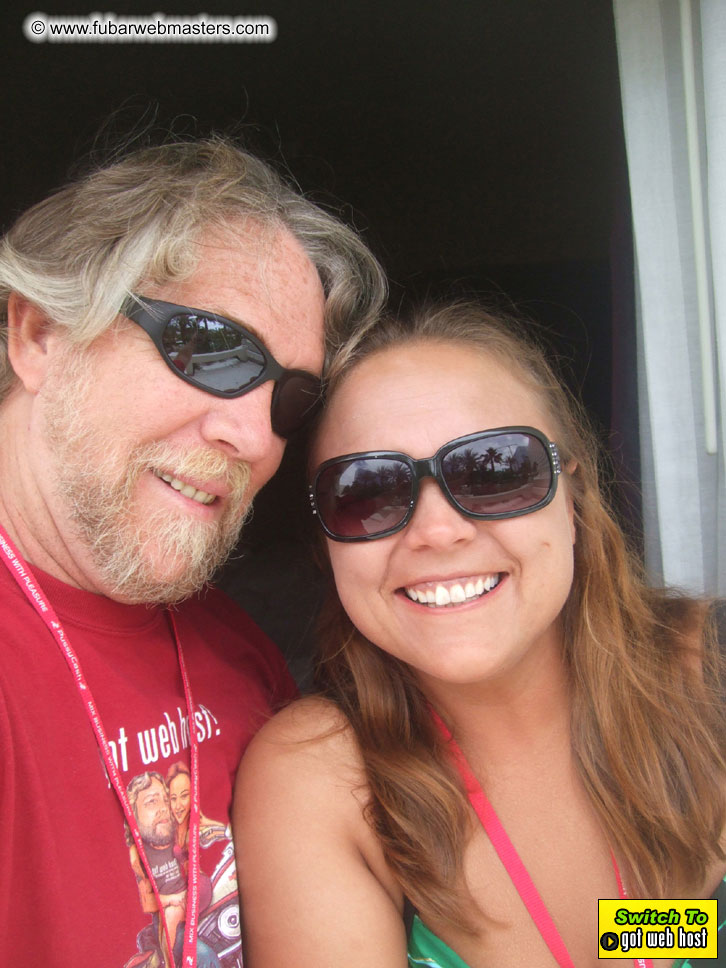 Cabanas and poolside