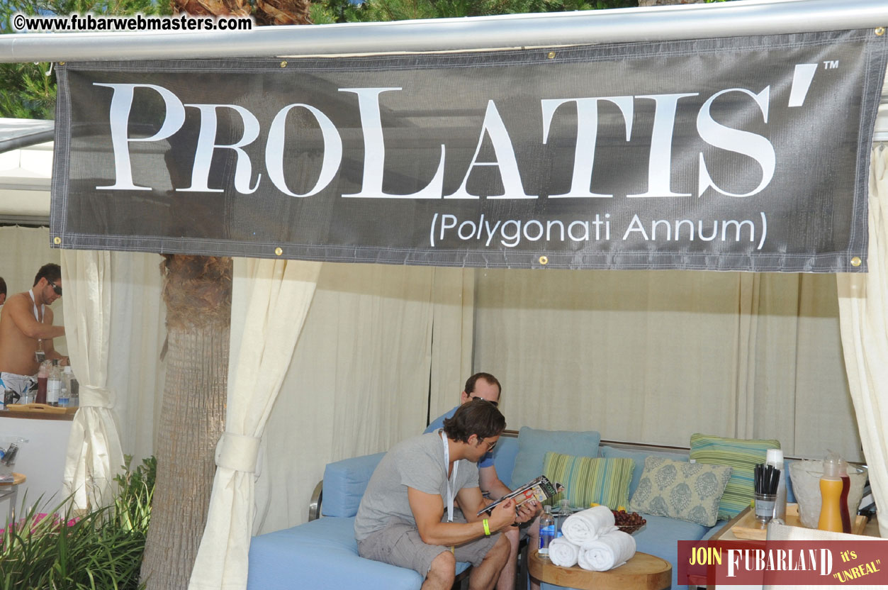 Cabana Exhibits & Networking Hub @ Dish Pool