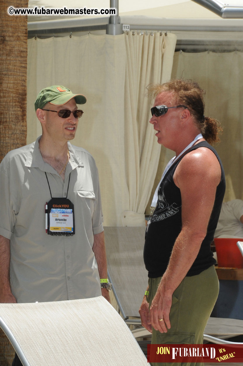 Cabana Exhibits & Networking Hub @ Dish Pool