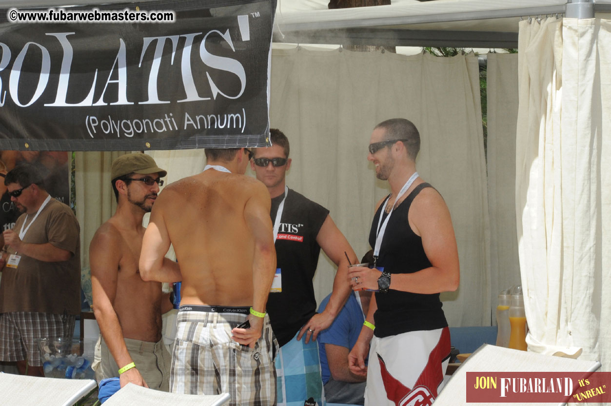 Cabana Exhibits & Networking Hub @ Dish Pool