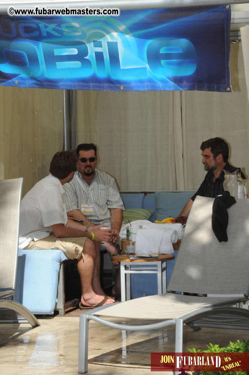 Cabana Exhibits & Networking Hub @ Dish Pool