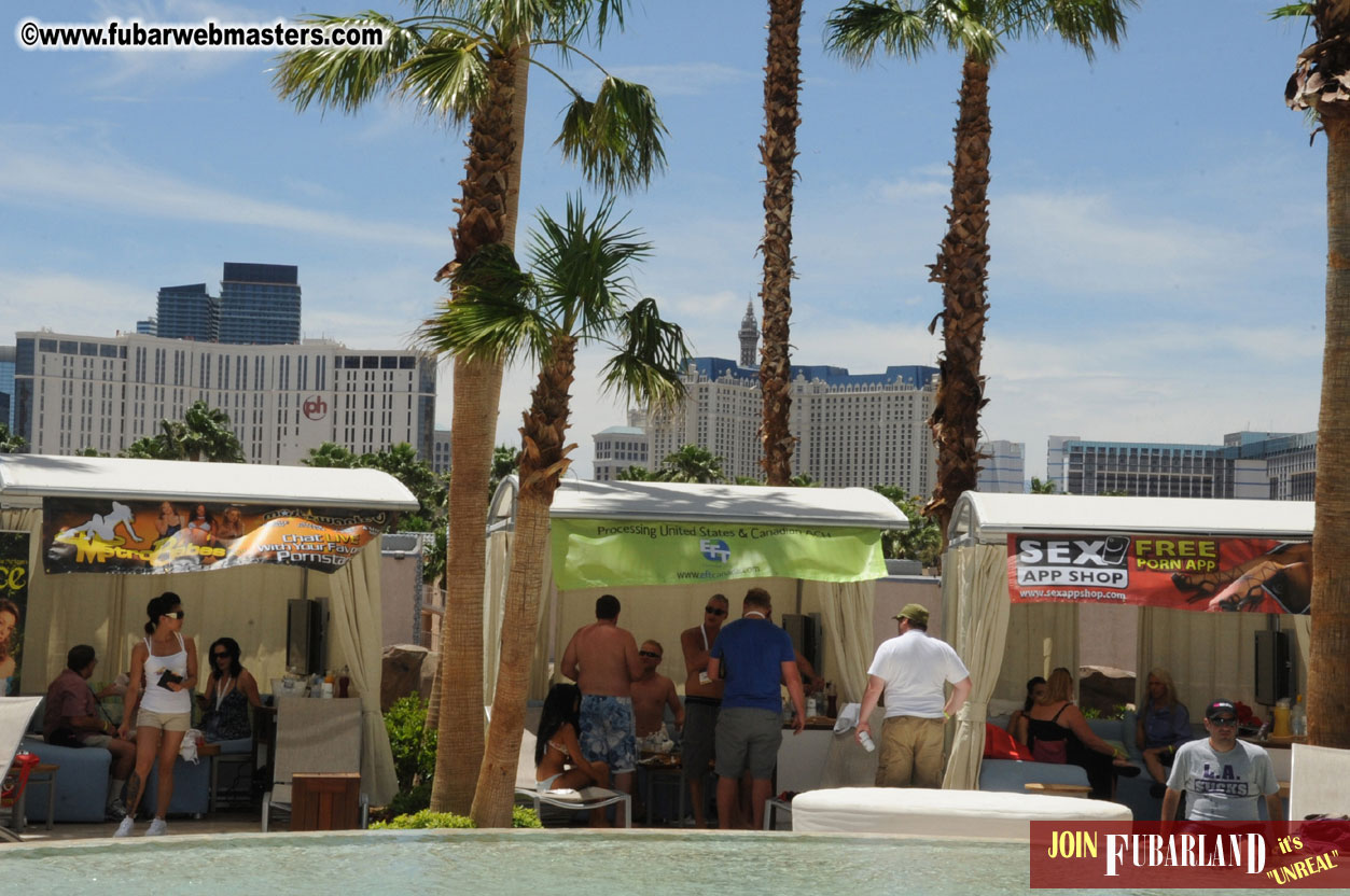 Cabana Exhibits & Networking Hub @ Dish Pool