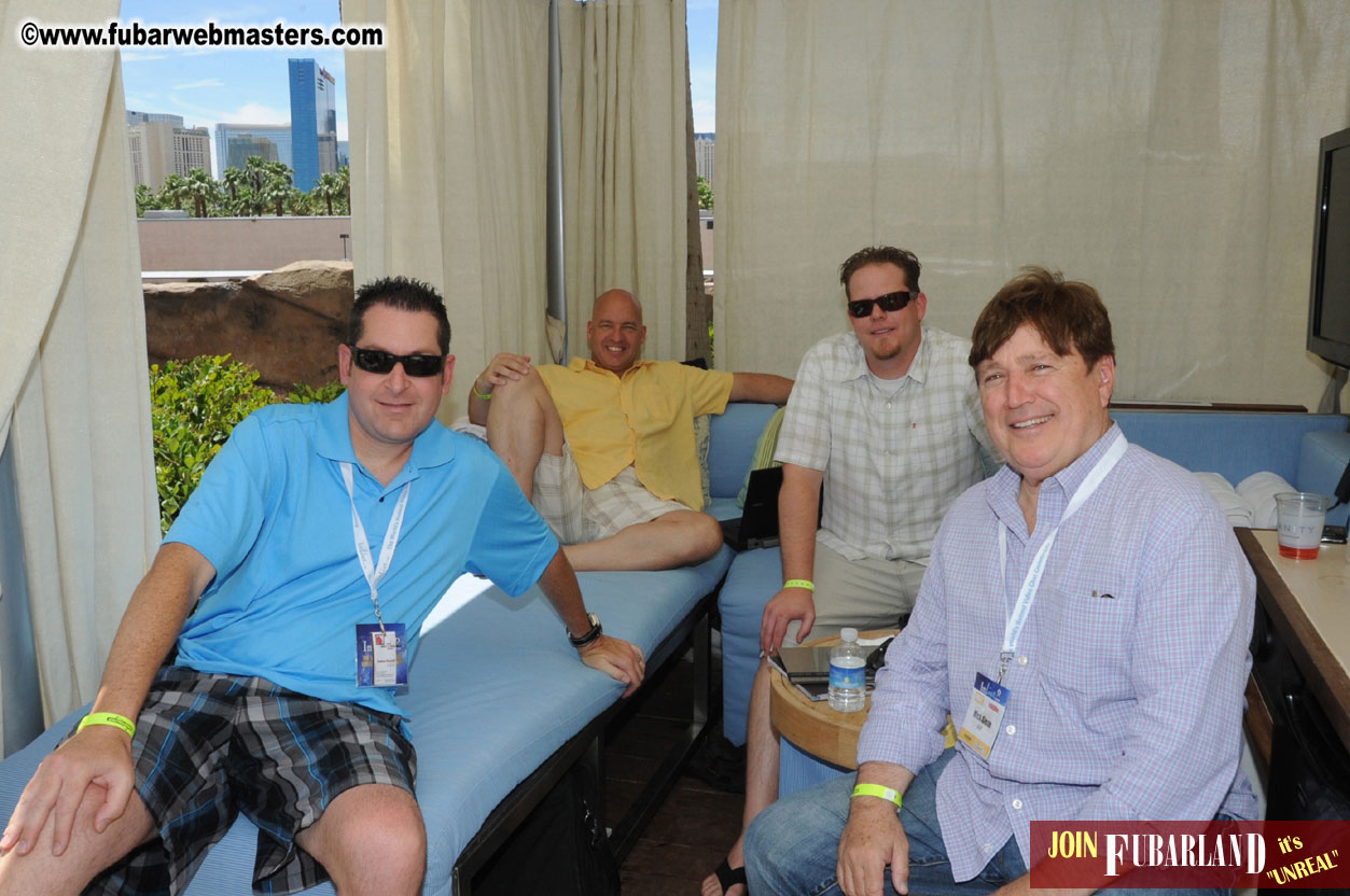 Cabana Exhibits & Networking Hub @ Dish Pool