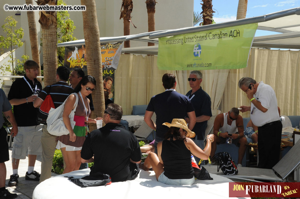 Cabana Exhibits & Networking Hub @ Dish Pool