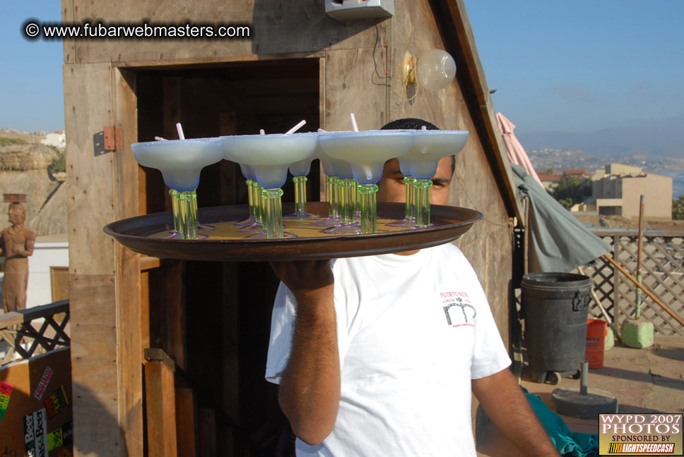 Lobster and margarita dinner in Puerto Nuevo