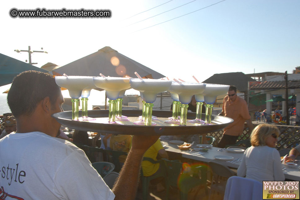 Lobster and margarita dinner in Puerto Nuevo