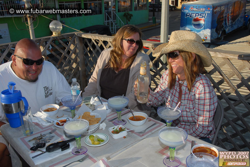 Lobster and margarita dinner in Puerto Nuevo