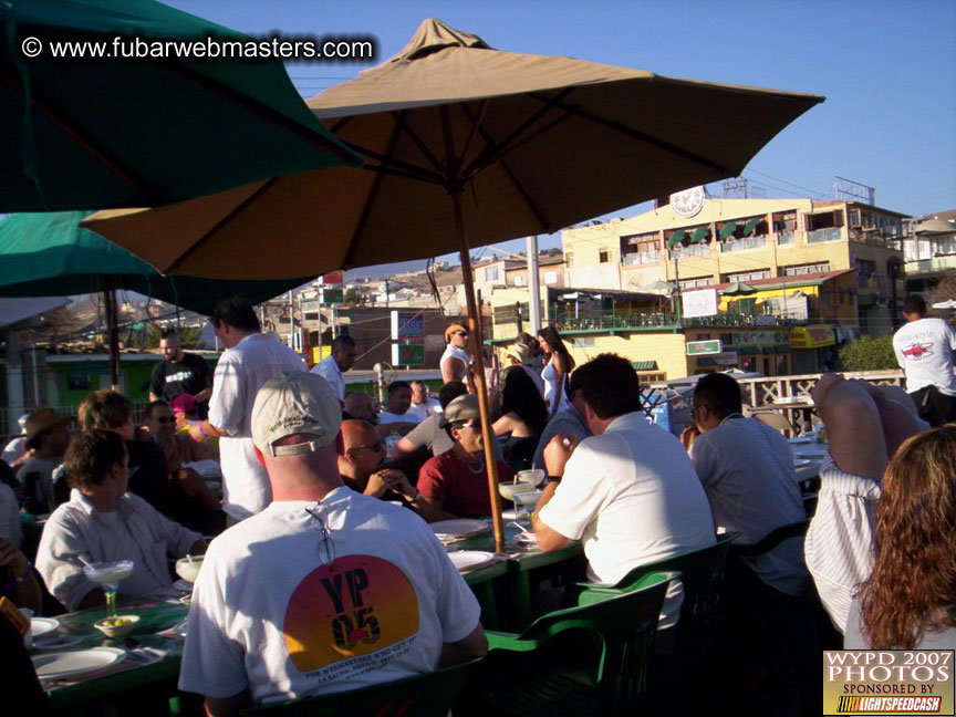 Lobster and margarita dinner in Puerto Nuevo