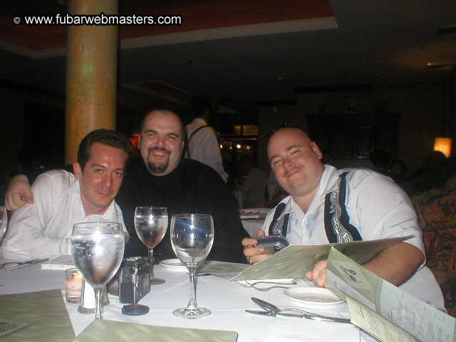 Special Invitational Webmaster Dinner 2002