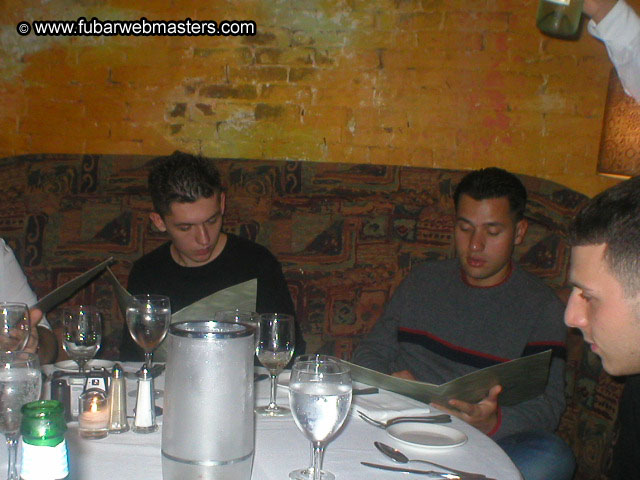 Special Invitational Webmaster Dinner 2002