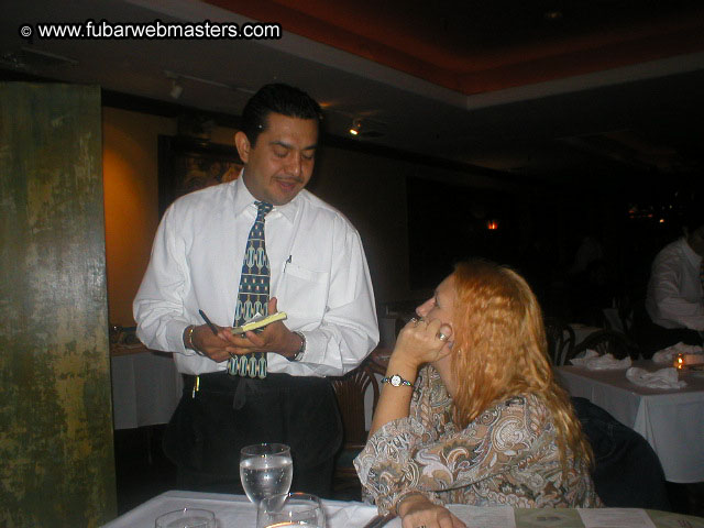 Special Invitational Webmaster Dinner 2002