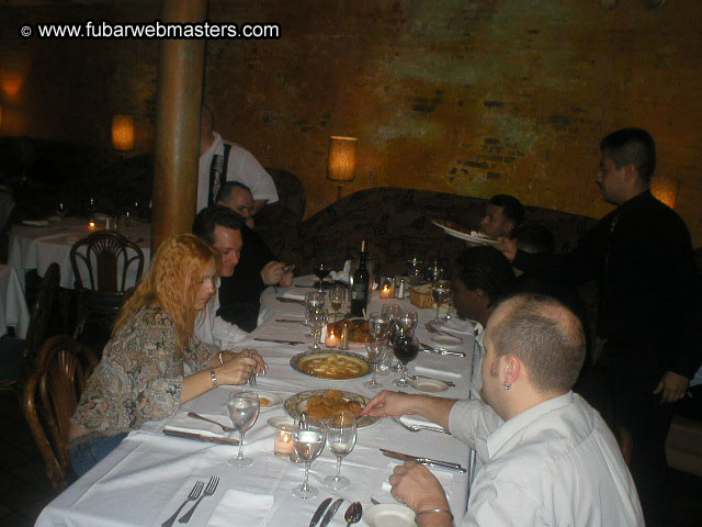 Special Invitational Webmaster Dinner 2002