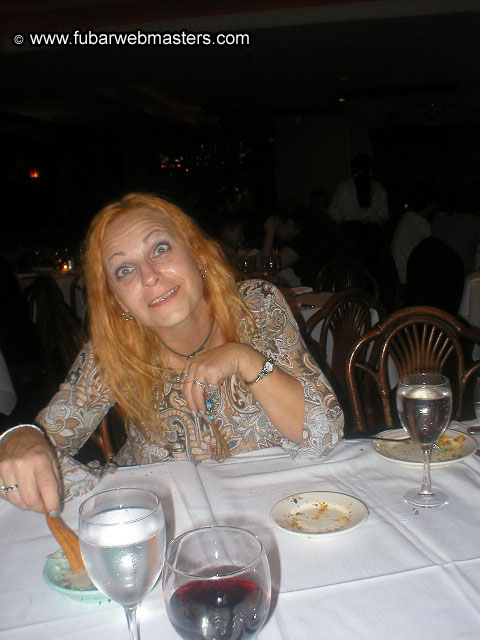 Special Invitational Webmaster Dinner 2002