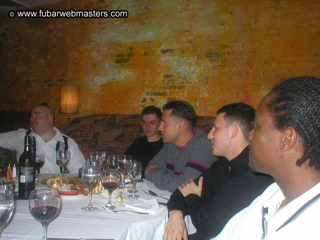 Special Invitational Webmaster Dinner 2002