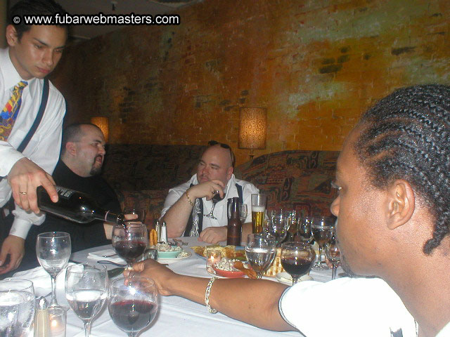 Special Invitational Webmaster Dinner 2002