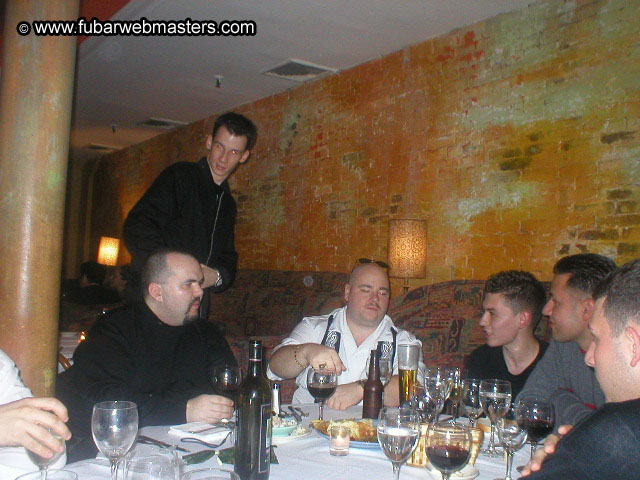 Special Invitational Webmaster Dinner 2002