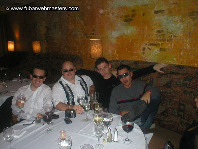 Special Invitational Webmaster Dinner 2002