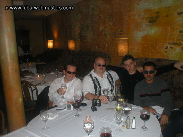 Special Invitational Webmaster Dinner 2002