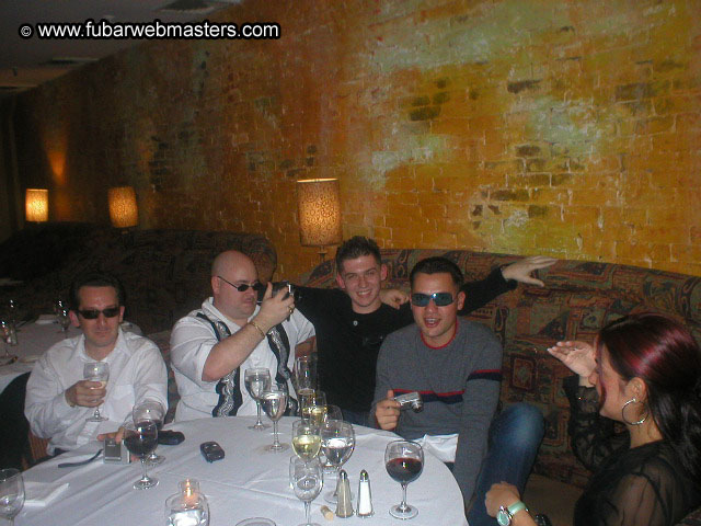 Special Invitational Webmaster Dinner 2002