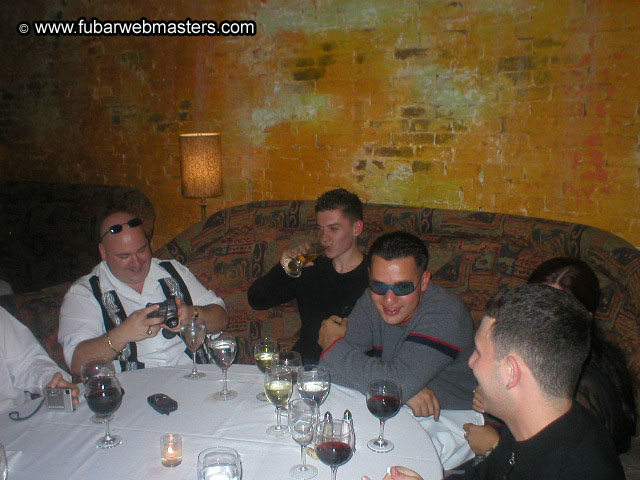 Special Invitational Webmaster Dinner 2002