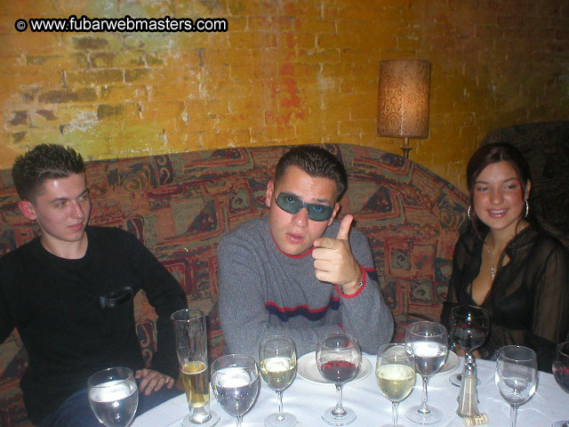 Special Invitational Webmaster Dinner 2002